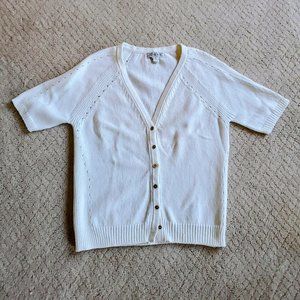 ST. JOHN SPORT Short-Sleeved Cardigan NWOT
